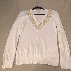 Auth. Michael Kors v neck sweater